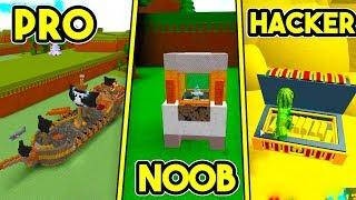 PRO vs NOOB vs HACKER! | Build A Boat For Treasure ROBLOX