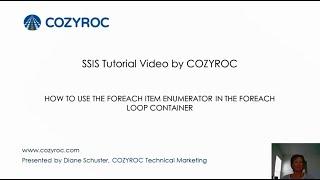 FOREACH Item Enumerator - SSIS Tutorial For Beginners by COZYROC