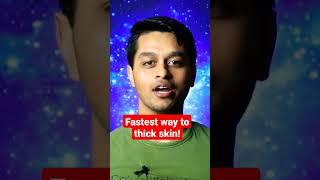fastest way to build thick skin #shorts #armanitalks #thickskin #mentalhealth #mentaltoughness