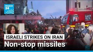 Sirens in Israel for several hours as Iranian strikes cause casualties • FRANCE 24 English
