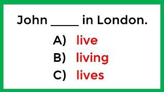 English Grammar Test ️ What's your English level? Can you pass this test? 