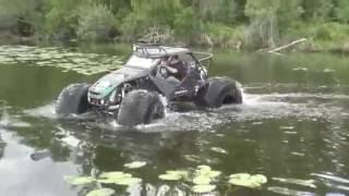 Swamp Buggy - Amphibious Lake Test