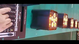 Wireless Battery Powered Uplighters 6X18W LED Par Wall Washer