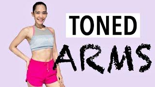 TONED ARMS WORKOUT FOR WOMEN | UPPER BODY WORKOUT | NO EQUIPMENT | BEGINNER FRIENDLY HOME WORKOUT