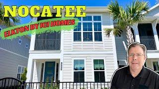 Nocatee Townhomes For Sale  | Elkton Model  by ICI Homes in West End of Nocatee | New Construction