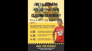 Metal Runners - Closing Ceremony February 2021 50K Challenge