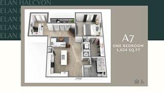 Elan Halcyon | A7 - 1024 Sq Ft