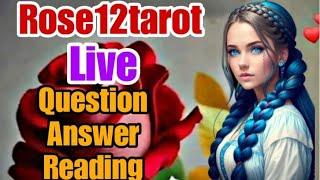 FREE TAROT READING LIVE ON YOUTUBE | JOIN WITH YOUR QUESTIONS  | ROSE 12 TAROT IS LIVE  