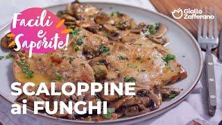  SCALOPPINE ai FUNGHI: SEMPLICI e GUSTOSE!️