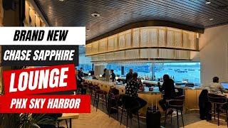 Chase Sapphire Reserve Lounge at Phoenix Sky Harbor Airport Full Tour & Review | Newest PHX Lounge!