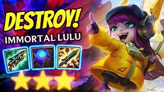 3 STAR LULU ⭐ ⭐ ⭐ ABSOLUTELY BROKEN | Teamfight Tactics | Itemswap