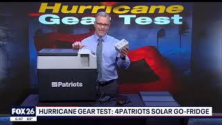 4Patriots Solar Go-Fridge - Hurricane Gear Test