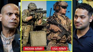 Indian Army Vs US Army - Which One Is Better? | Col. Shivender Kanwar | Raj Shamani Clips