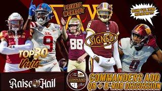 Command Post LIVE! | Commanders Ink QB Josh Johnson + 2 New Visits & PW + BRob Convo + 1st RD Trade?