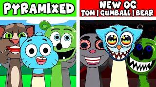 New Incredibox Sprunki Pyramixed OC Gumball and New Secret Characters Gummy Bear New Update