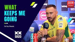 SA20 Captain's Day: Faf du Plessis on Joburg Super Kings squad, the Wanderers, and longevity