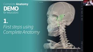 First steps using Complete Anatomy (Complete Anatomy - Demo for Educators)