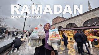 First Ramadan Shopping in Turkey  2023 | | Local Bazaar| How Much It Cost 