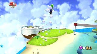 Super Mario Galaxy: Water Launch Glitch (ft. Luigi)