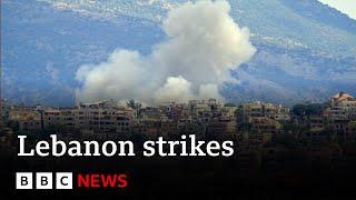 Israel strikes southern Lebanon as Hezbollah leader condemns fatal device attacks | BBC News