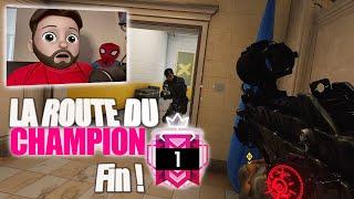 LA ROUTE DU CHAMPION EST OFFICIELLEMENT TERMINÉE JE L'AI ENFIN EU EN FACECAM ! RAINBOW SIX SIEGE