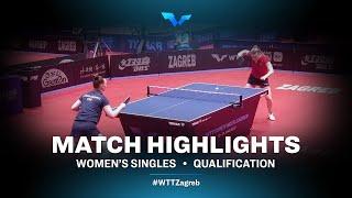 Anna Kirichenko vs Hana Arapovic | WS | WTT Contender Zagreb 2022 | (Qual)