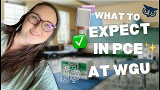 What to Expect in PCE at WGU | FREE Resources