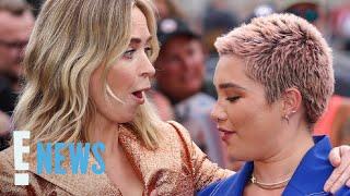 Florence Pugh Saves Emily Blunt From Nip Slip on Red Carpet | E! News