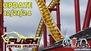 Flash: Vertical Velocity Update 12/21/24 | Six Flags Great Adventure