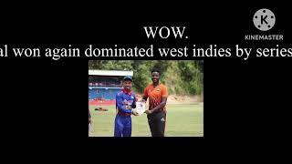 Nepal win against west indies 2-0 # Tech Info World Wide $$€€€€£%%%