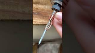 How to Secure Screws with Wire – Genius Tip!