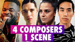 4 COMPOSERS SCORE THE SAME SCENE ft. Tennyson, Alex Moukala, Homay Schmitz