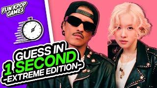 ⭐️GUESS THE KPOP SONG IN 1 SECOND [EXTREME EDITION] - FUN KPOP GAMES 2024