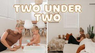 our new normal || ditl vlog of an overwhelmed mom with 2 under 2