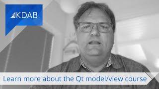 Learn more about KDAB's Qt model/view course