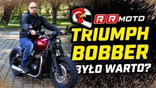 Chciałem Bobbera - jak się jeździło przez 3 sezony? Mokre plecy i Triumph Bonneville Bobber