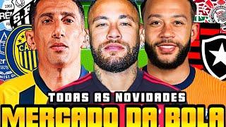 NEYMAR SAYING GOODBYE TO SANTOS? DEPAYING AT FLAMENGO? DI MARIA BACK HOME! AND CR7 UPDATES