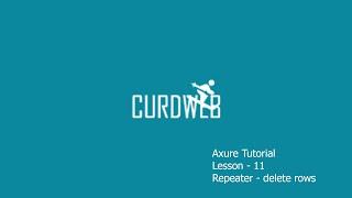 Axure Lesson11 Repeater- delete rows