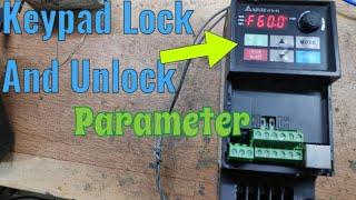 Delta VFD EL Keypad Lock Unlock या Parameter lock Unlock setting.. Factory Reset Error..how to solve