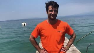 I CAMPEGGISTI - Alberto ci presenta il Lago di Garda dalla spiaggia di Lazise, ma...