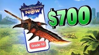 G10 Weapons cost $700 in Monster Hunter Now