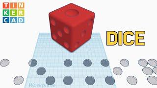 163) Dice - 3D Modeling with Tinkercad Solid