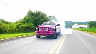 Dodge Cummins Burnout (He won our truck)