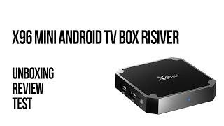 X96 Mini Android TV Box risiver - unboxing, review i test