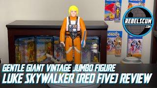 Star Wars Gentle Giant Vintage Jumbo Luke Skywalker (Red Five) Action Figure Review