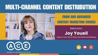 Advanced Content Marketing: Multi Channel Content Distribution