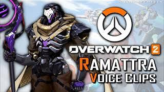 All Ramattra Voice Clips • Overwatch 2 • All Voice Lines and Interactions • (Ramon Tikaram)