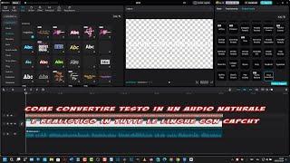 Come convertire un testo in un audio realistico anche in italiano e altre lingue con CapCut