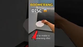 Origami Boomerang Disc | how to make paper boomerang disc 