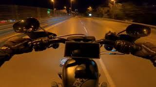 NIGHT RIDE HARLEY DAVIDSON IRON 883 | ACE PRO + DJI MIC 2 | RAW ENGINE SOUND [4K]